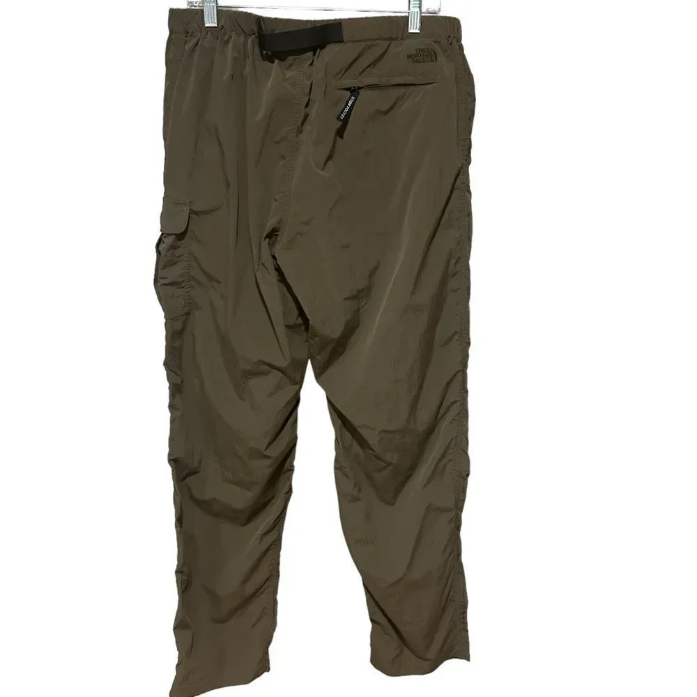 The North Face Green Nylon Outdoor Travel Cargo Pants